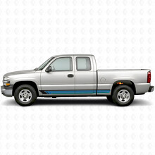 Strisce Vintage Band per Porta e Battitacco in Vinile per Chevrolet Silverado 1500 GMT800 1999-2007_2