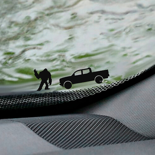 Decalcomania per angolo uovo di Pasqua per parabrezza Jeep Wrangler di Palm - grafica in vinile personalizzata
