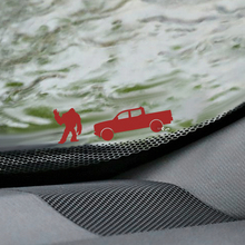 Decalcomania per angolo uovo di Pasqua per parabrezza Jeep Wrangler di Palm - grafica in vinile personalizzata
 2