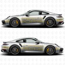 Adesivo decalcomania logo laterale Porsche 911 Carrera Cup Race
 2