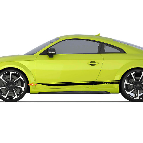 Audi TT Racing strisce porta laterale decalcomania adesivi logo
