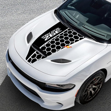 Adesivo decalcomania da corsa in vinile Hemi per cofano Dodge 392 Scat Pack Challenger o Charger
 3