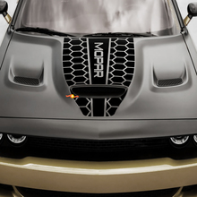 Adesivo decalcomania da corsa in vinile Hemi per cofano Dodge 392 Honeycomb Challenger o Charger
 2