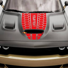 Adesivo in vinile personalizzato stile nido d’ape per cofano Dodge Challenger o Charger_4