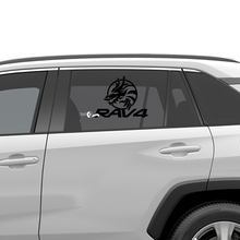Adesivo grafico per decalcomania in vinile con grafica del drago Rav4 per finestrino laterale adatto per Toyota RAV4
 3