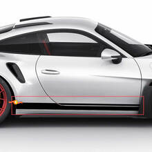 Lati a strisce Porsche 911 GT2 RS - Grafica personalizzata per decalcomanie in vinile
 2