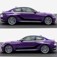 Adesivo in vinile BMW M240 G42 Side M Performance Stripes Decal
 3