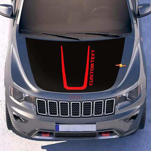 Adesivo in Vinile per Cofano Trailhawk per Jeep Cherokee Trailhawk
