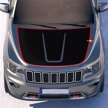 Adesivo decalcomania avvolgente grafica Jeep Cherokee TrackHawk
 2