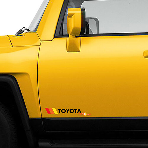 Grafica adesivi per decalcomanie laterali retrò vintage Toyota per Toyota
