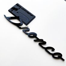 Distintivi parafango Bronco Wildtrak Emblema 3D del portellone posteriore Nero vs grigio
 4