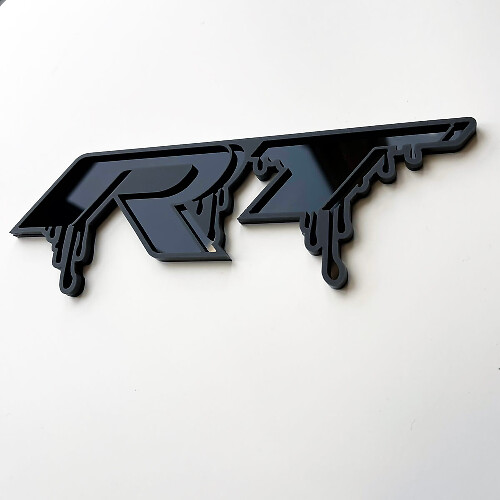 Distintivo 3D Blood Drip R/T per Paraurti Posteriore Dodge