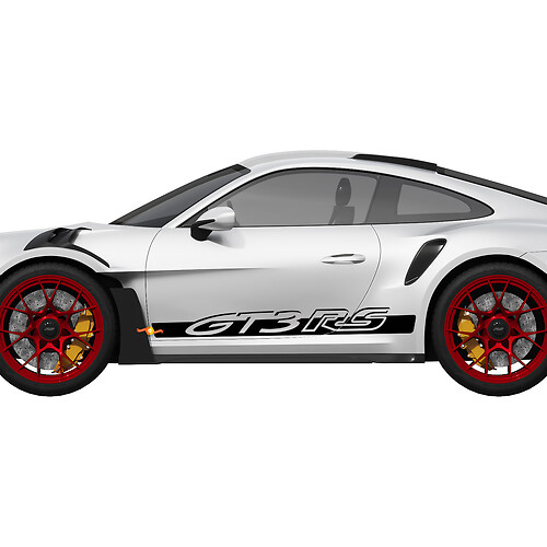 Adesivo decalcomania kit strisce laterali Porsche 911 - 991 Gt3 RS GT3RS 2
