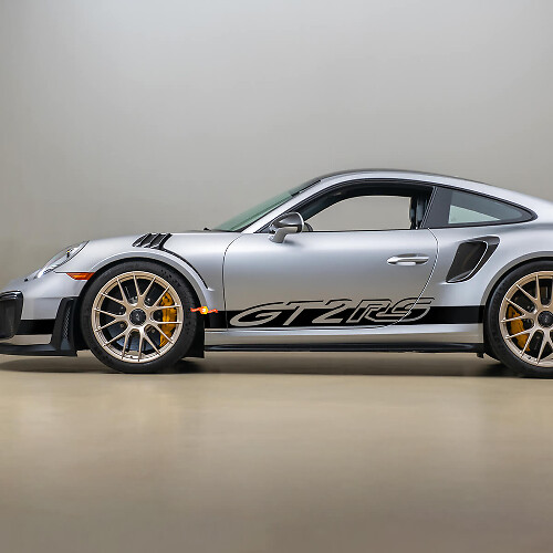 Kit adesivi strisce laterali GT2 RS in vinile per Porsche 991