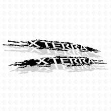 Kit di adesivi in vinile con scritta Xterra effetto usurato per Nissan Xterra_3