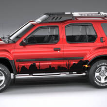 Decalcomanie per adesivi in ​​vinile con grafica Side Mountains Nissan Xterra 1
 3