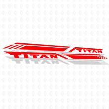 Strisce laterali del letto Nissan Titan Pro4x strisce adesivi in ​​vinile decalcomanie grafiche
 2
