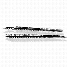 Nissan Titan Pro4x Bed Side Stripes 4x4 Off Road Edition adesivi in ​​vinile decalcomanie grafiche
 3