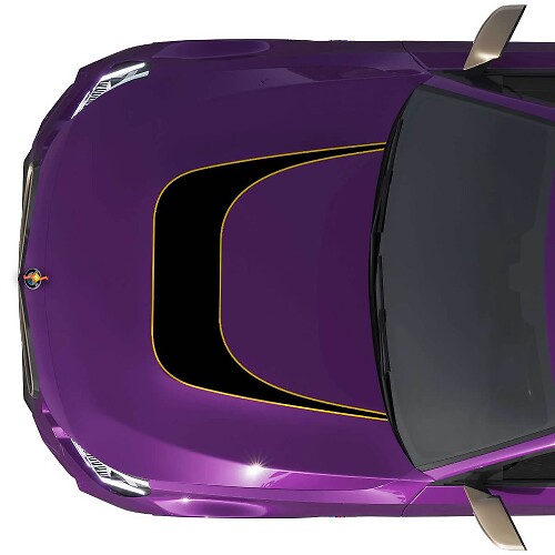 Adesivo in vinile decalcomania BMW M240 G42 cofano M Performance Outline
