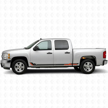 Strisce Viniliche Racing Line per Porta & Modanatura Sottoporta per Chevrolet Silverado 1500 GMT900 2007-2013_2