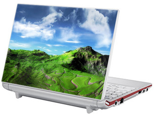 Laptop Wrap Montagne Natura adesivo decalcomania