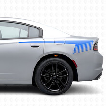 Adesivo in Vinile a Strisce Stroboscopiche Stile Hockey per Paraurti Dodge Charger 2015-2026_2