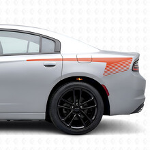 Adesivo in Vinile a Strisce Stroboscopiche Stile Hockey per Paraurti Dodge Charger 2015-2026_4