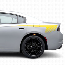 Adesivo in Vinile a Strisce Stroboscopiche Stile Hockey per Paraurti Dodge Charger 2015-2026_5