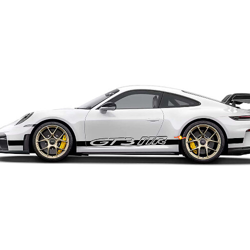 Kit Adesivi in Vinile Strisce Laterali Stile GT3 MR per Porsche 911 991 GT3 RS