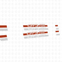 Kit Adesivi in Vinile Strisce Laterali Stile GT3 MR per Porsche 911 991 GT3 RS_4