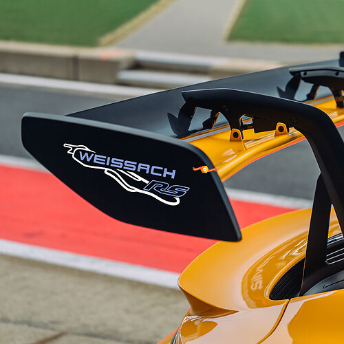 Adesivo decalcomania spoiler Porsche Weissach RS
