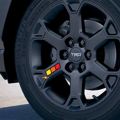 Kit Adesivi in Vinile per Cerchi Stile Vintage per Auto Toyota