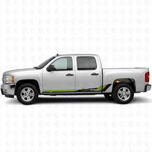 Strisce in Vinile Retro Mountain Wave per Porta e Minigonne per Chevrolet Silverado 1500 GMT900 2007-2013_3