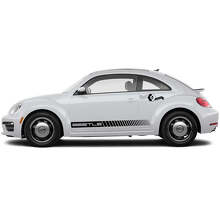 Strisce in Vinile per Battitacco Porte Laterali Adesivi Decals Grafiche 8 Per Volkswagen Beetle 2