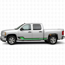 Strisce in vinile parallele retro per porte e sottoporta per Chevrolet Silverado 1500 GMT900 2007-2013_3