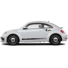 Volkswagen Beetle porte laterali pannello basculante strisce in vinile decalcomanie adesivi 7
 4