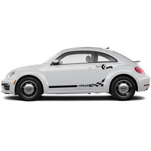 Volkswagen Beetle porte laterali pannello basculante strisce in vinile decalcomanie adesivi 10
 2