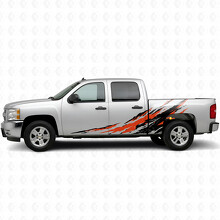 Strisce in Vinile Usurate per Porta Splash e Fiancata per Chevrolet Silverado 1500 GMT900 2007-2013_2