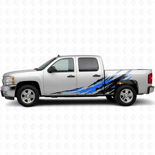 Strisce in Vinile Usurate per Porta Splash e Fiancata per Chevrolet Silverado 1500 GMT900 2007-2013_3