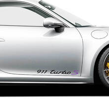 Kit Adesivi in Vinile per Porta Laterale 911 Turbo S per Porsche 911_2