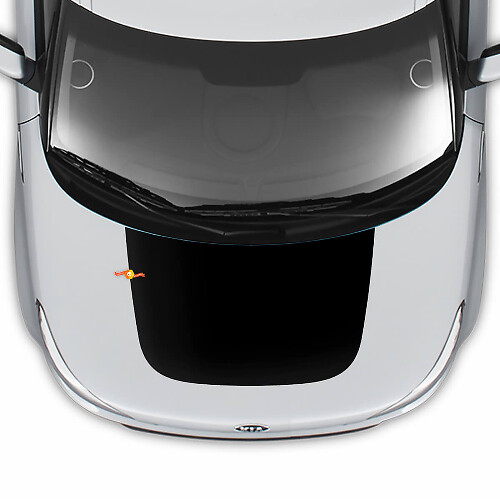 Adesivi per decalcomanie in vinile con rivestimento per cofano per Kia Soul
