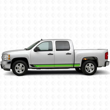 Strisce in Vinile Vintage Band per Porta e Pannello Sottoscocca per Chevrolet Silverado 1500 GMT900 2007-2013_3
