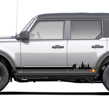 Coppia di adesivi per decalcomanie laterali del pannello bilanciere Bigfoot Yeti per Ford Bronco
 2
