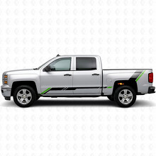 Strisce in Vinile Accentate Rialzate per Porta e Fiancata per Chevrolet Silverado 1500 K2XX 2014-2019_4