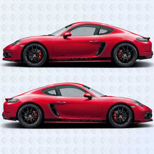 Kit decalco in vinile strisce laterali Cayman GTS 4.0 per Porsche_2