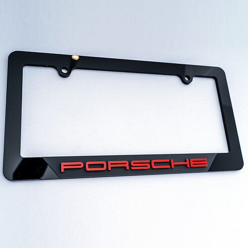 Porsche Veicolo Targa Copre Cornici Decor
