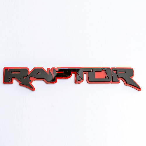 Emblema dei badge del portellone posteriore del paraurti Raptor 3D per i camion Raptor
