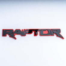 Emblema dei badge del portellone posteriore del paraurti Raptor 3D per i camion Raptor
 6