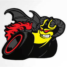 Emblema distintivo del portellone posteriore del pacchetto demone per Dodge Charger Challenger
 2