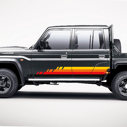 Adesivi per decalcomanie kit decalcomanie universali Toyota Retro Side Classic Stripes
